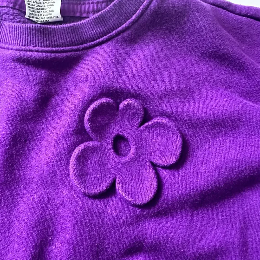 All in Motion sweatshirt floral detail medium 8